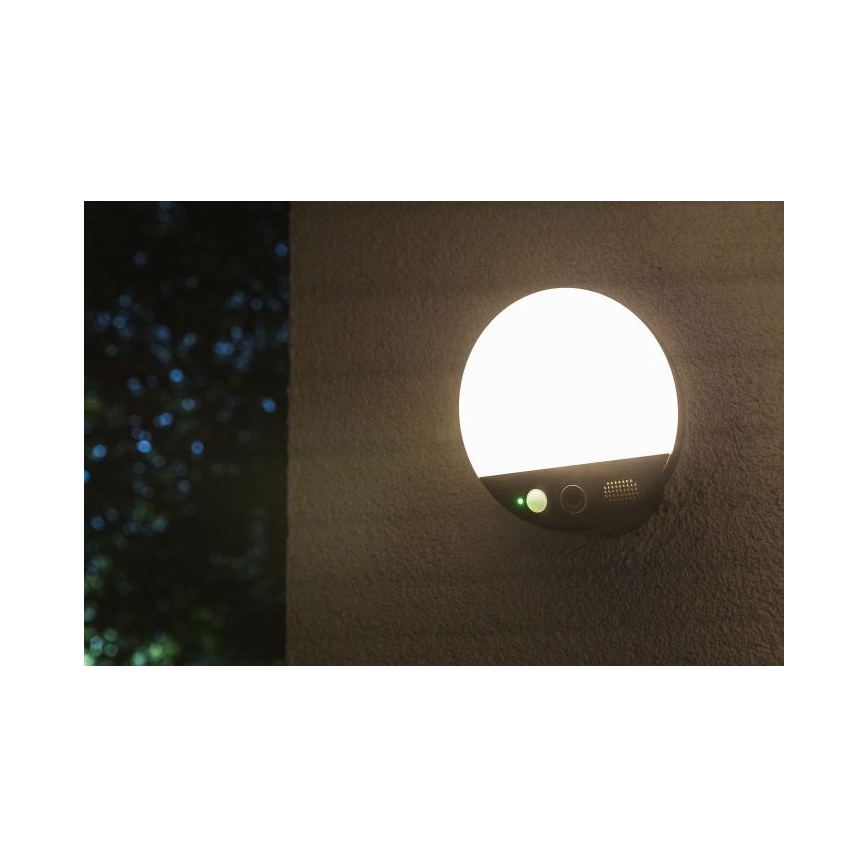 Ledvance - LED Sieninis lauko šviestuvas su jutikliu ir kamera SMART+ LED/15W/230V Wi-Fi IP44