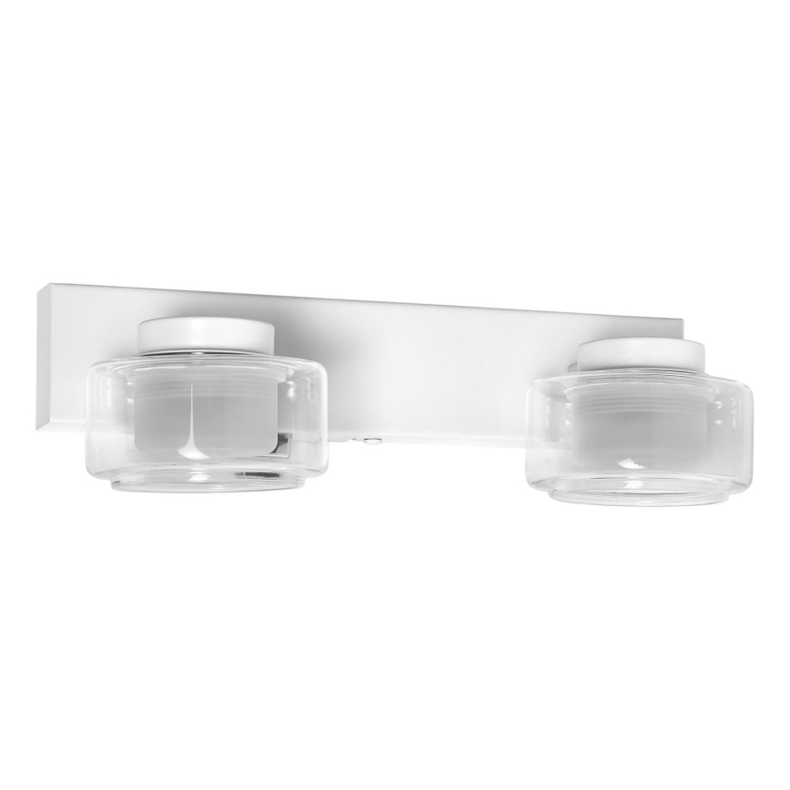 Ledvance - LED Sieninis vonios šviestuvas ORBIS FLAME 2xLED/5,5W/230V 3000/4000K IP44 balta