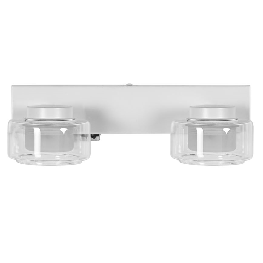Ledvance - LED Sieninis vonios šviestuvas ORBIS FLAME 2xLED/5,5W/230V 3000/4000K IP44 balta
