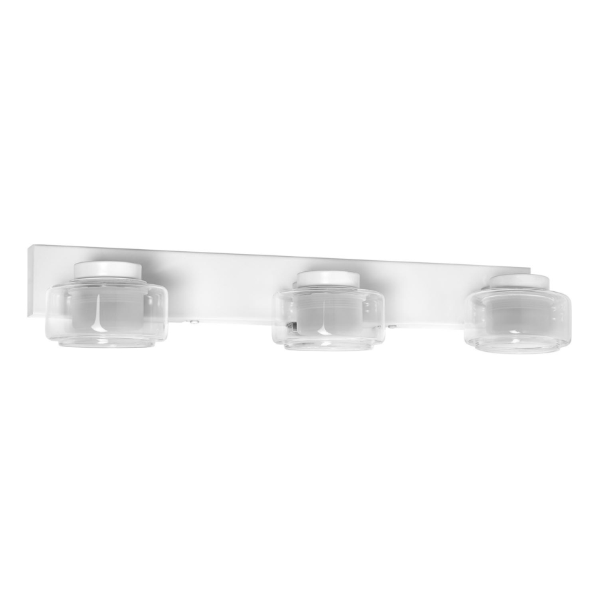 Ledvance - LED Sieninis vonios šviestuvas ORBIS FLAME 3xLED/5,5W/230V 3000/4000K IP44 balta
