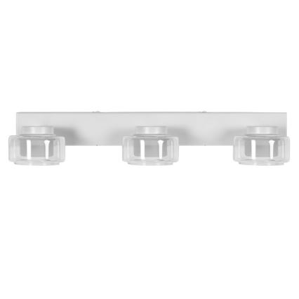Ledvance - LED Sieninis vonios šviestuvas ORBIS FLAME 3xLED/5,5W/230V 3000/4000K IP44 balta