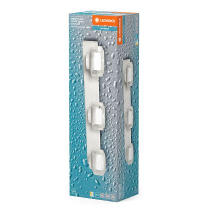 Ledvance - LED Sieninis vonios šviestuvas ORBIS FLAME 3xLED/5,5W/230V 3000/4000K IP44 balta