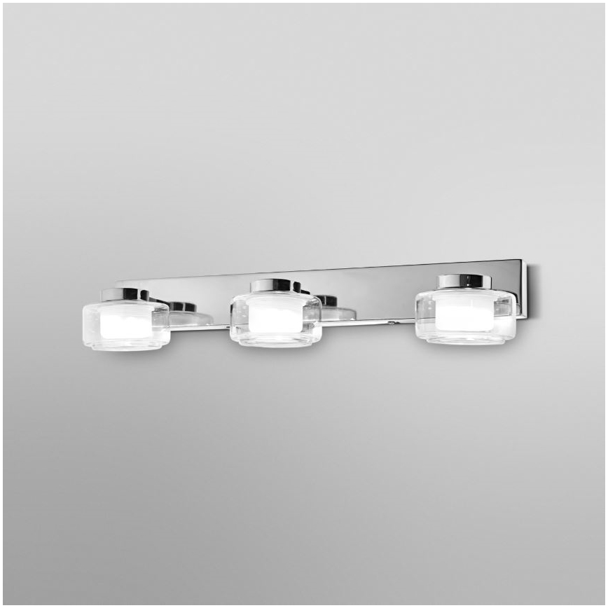 Ledvance-LED Sieninis vonios šviestuvas ORBIS FLAME 3xLED/5,5W/230V IP44 chromas