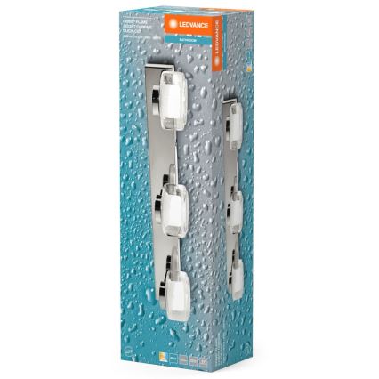 Ledvance-LED Sieninis vonios šviestuvas ORBIS FLAME 3xLED/5,5W/230V IP44 chromas