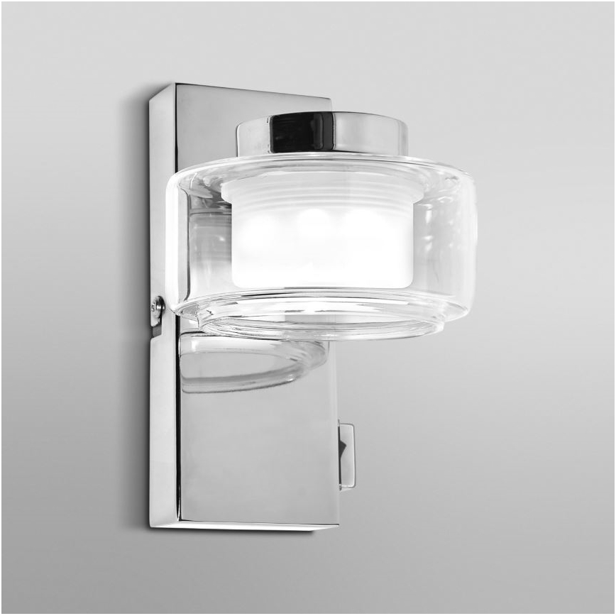Ledvance - LED Sieninis vonios šviestuvas ORBIS FLAME LED/5,5W/230V 3000/4000K IP44 chromas