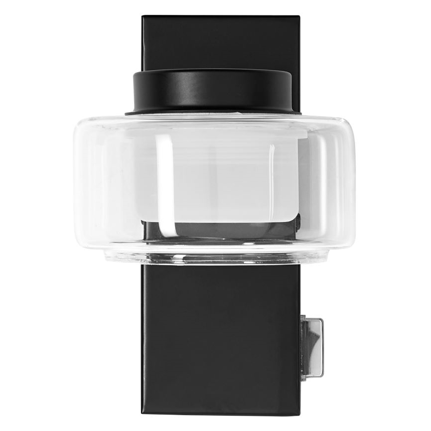 Ledvance - LED Sieninis vonios šviestuvas ORBIS FLAME LED/5,5W/230V 3000/4000K IP44 juoda