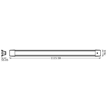 Ledvance - LED Sietynas, kabinamas ant grandinės OFFICE LINE LED/41W/230V 4000K