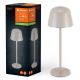 Ledvance - LED šviesos reguliavimas lauko rechargeable lempa TABLE LED/2,5W/5V IP54 smėlio spalva
