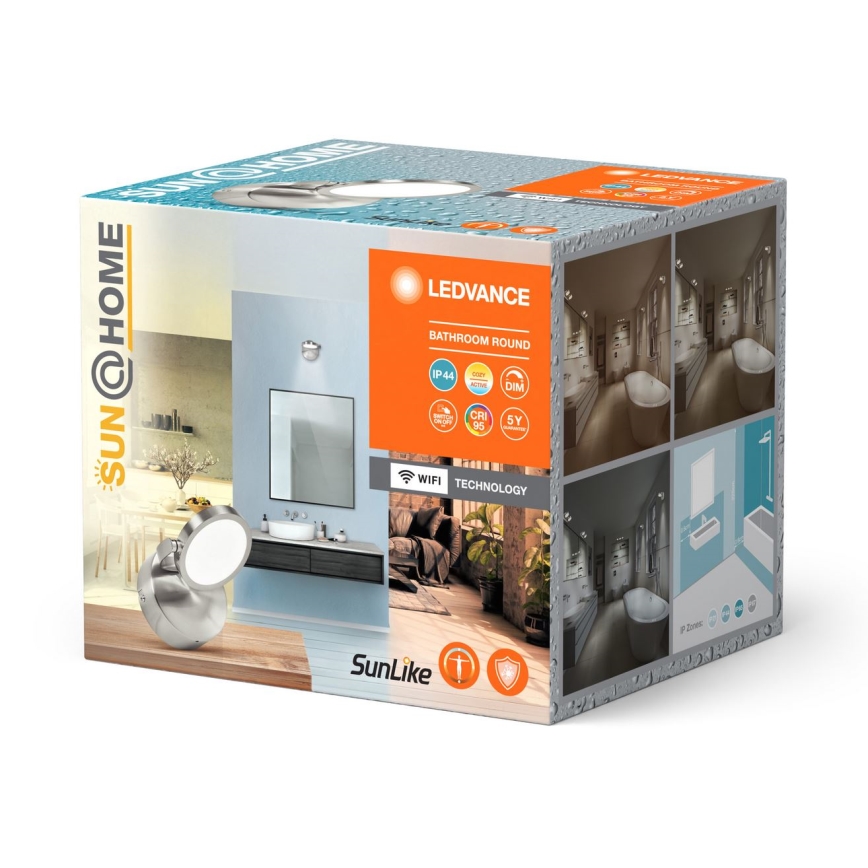 Ledvance - LED šviesos reguliavimas vonia Akcentinis šviestuvas SUN@HOME LED/7,5W/230V 2200-5000K CRI 95 Wi-Fi IP44