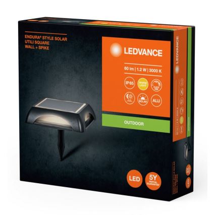 Ledvance - LED Pritemdomas saulės lempa ENDURA STYLE SOLAR LED/1,2W/3,7V 2000 mAh IP65
