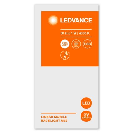 Ledvance - LED Šviestuvas po virtuvės spintele su jutikliu MOBILE LED/1W/5V 20 cm