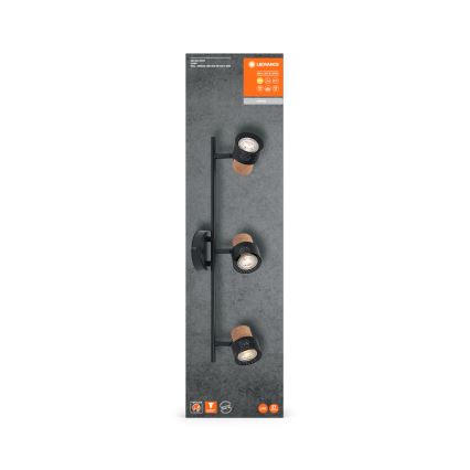 Ledvance - LED taškinis šviestuvas DECOR CORK 3xGU10/3,4W/230V