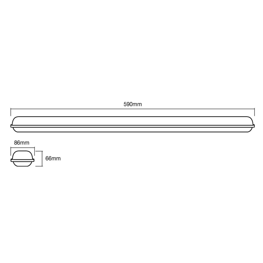 Ledvance - LED Techninis šviestuvas SUBMARINE LED/18W/230V IP65
