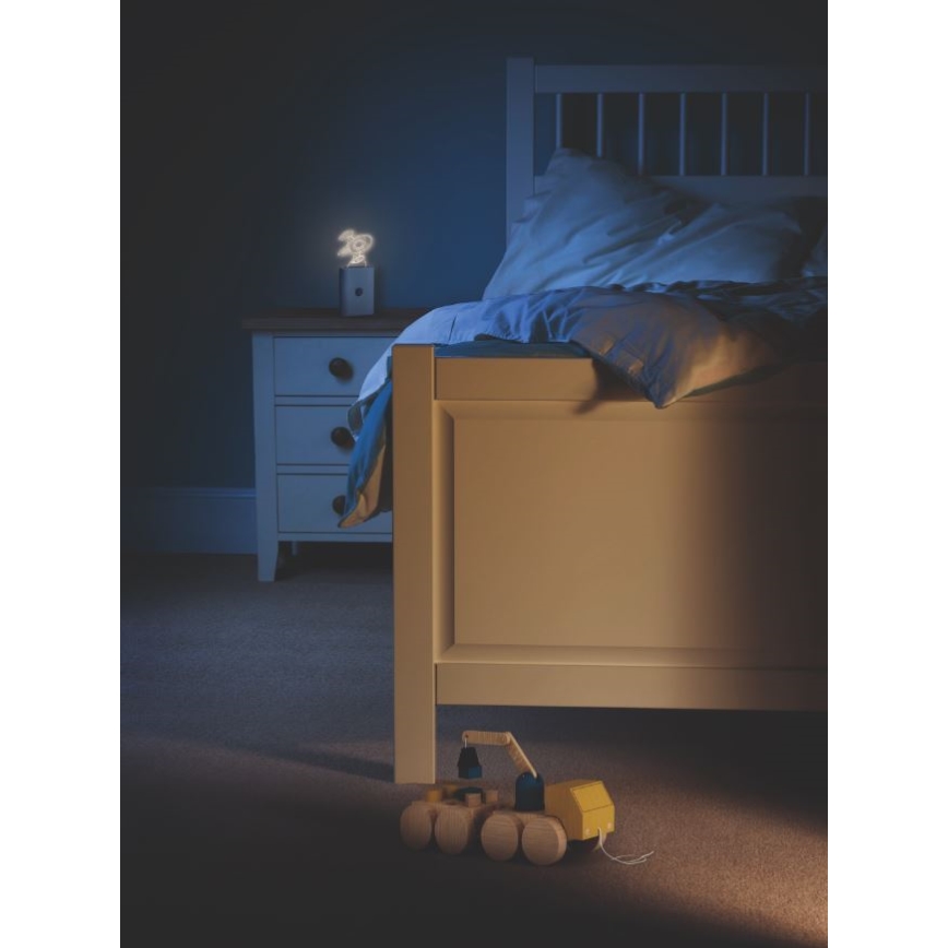 Ledvance - LED Vaikiškas orientacija šviestuvas su jutikliu NIGHTLUX LED/0,2W/4,5V 3000K