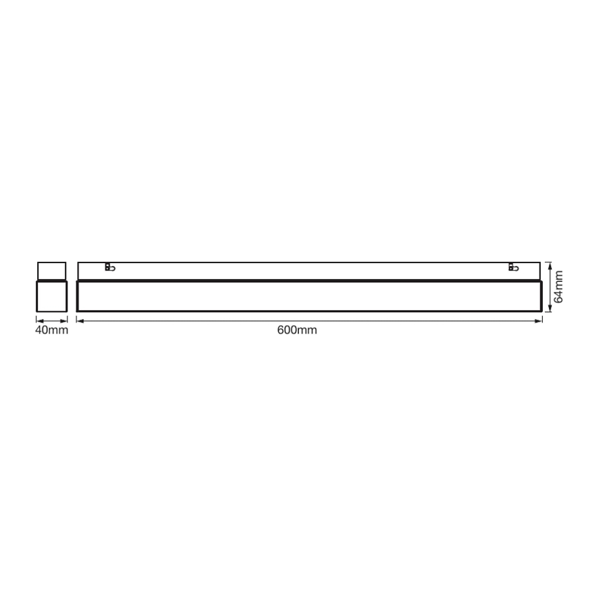 Ledvance - LED vonios veidrodžio apšvietimas SQUARE LED/14W/230V IP44 3000/4000K CRI 90 Ra