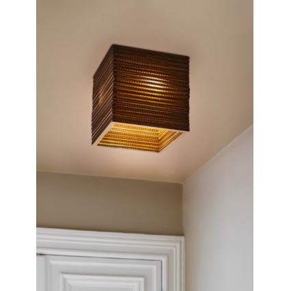 Ledvance - Lubinis šviestuvas DECOR CARDBOARD 1xE27/15W/230V 25x25 cm