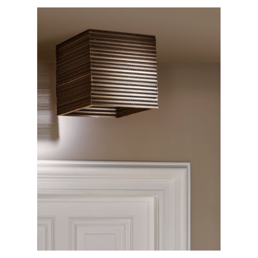 Ledvance - Lubinis šviestuvas DECOR CARDBOARD 1xE27/15W/230V 25x25 cm