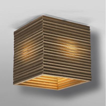 Ledvance - Lubinis šviestuvas DECOR CARDBOARD 1xE27/15W/230V 25x25 cm