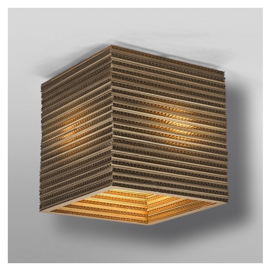Ledvance - Lubinis šviestuvas DECOR CARDBOARD 1xE27/15W/230V 25x25 cm