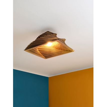 Ledvance - Lubinis šviestuvas DECOR CARDBOARD 1xE27/15W/230V 40x40 cm