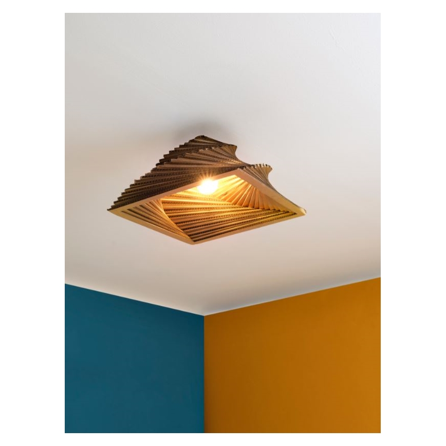 Ledvance - Lubinis šviestuvas DECOR CARDBOARD 1xE27/15W/230V 40x40 cm