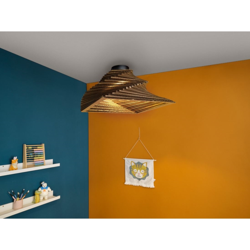 Ledvance - Lubinis šviestuvas DECOR CARDBOARD 1xE27/15W/230V 40x40 cm