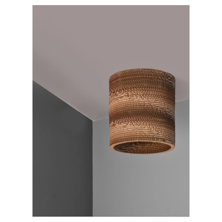 Ledvance - Lubinis šviestuvas DECOR CARDBOARD 1xE27/15W/230V diametras 25 cm