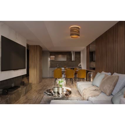 Ledvance - Lubinis šviestuvas DECOR CARDBOARD 1xE27/15W/230V diametras 25 cm