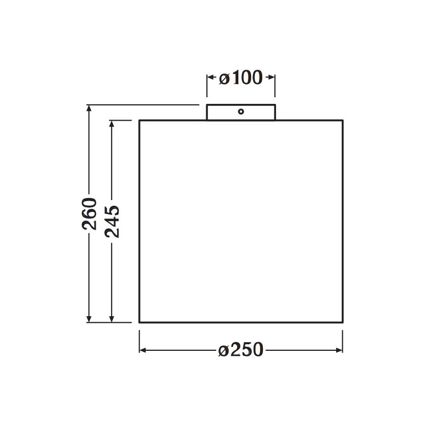 Ledvance - Lubinis šviestuvas DECOR CARDBOARD 1xE27/15W/230V diametras 25 cm