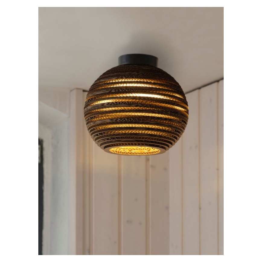 Ledvance - Lubinis šviestuvas DECOR CARDBOARD 1xE27/15W/230V diametras 26 cm