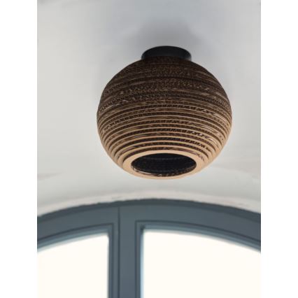 Ledvance - Lubinis šviestuvas DECOR CARDBOARD 1xE27/15W/230V diametras 26 cm