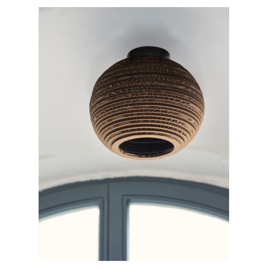 Ledvance - Lubinis šviestuvas DECOR CARDBOARD 1xE27/15W/230V diametras 26 cm