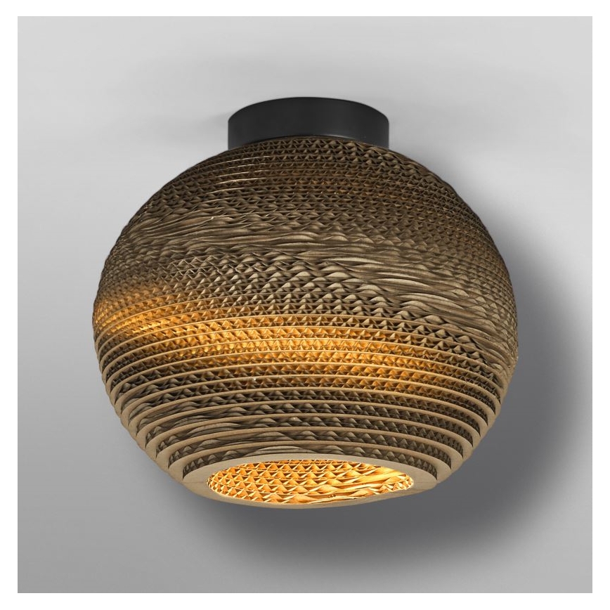 Ledvance - Lubinis šviestuvas DECOR CARDBOARD 1xE27/15W/230V diametras 26 cm