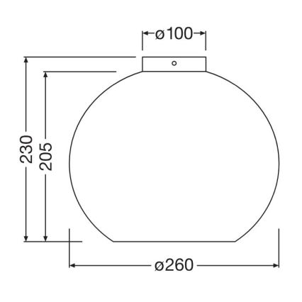 Ledvance - Lubinis šviestuvas DECOR CARDBOARD 1xE27/15W/230V diametras 26 cm