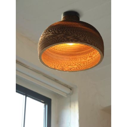 Ledvance - Lubinis šviestuvas DECOR CARDBOARD 1xE27/15W/230V diametras 36 cm