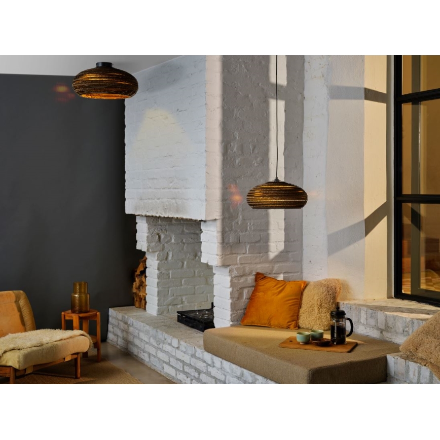 Ledvance - Lubinis šviestuvas DECOR CARDBOARD 1xE27/15W/230V diametras 40 cm