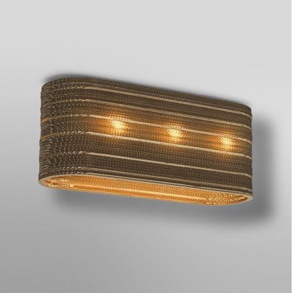 Ledvance - Lubinis šviestuvas DECOR CARDBOARD 3xE27/15W/230V