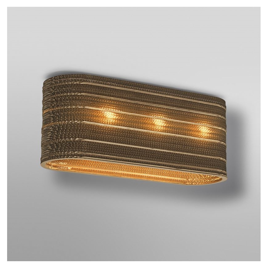 Ledvance - Lubinis šviestuvas DECOR CARDBOARD 3xE27/15W/230V