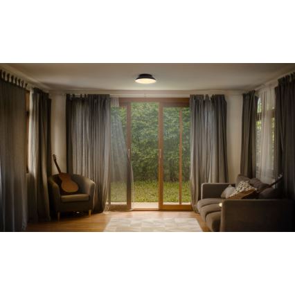 Ledvance - Lubinis šviestuvas ORBIS MILAN 2xE27/10W/230V juoda