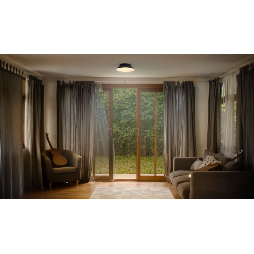 Ledvance - Lubinis šviestuvas ORBIS MILAN 2xE27/10W/230V juoda