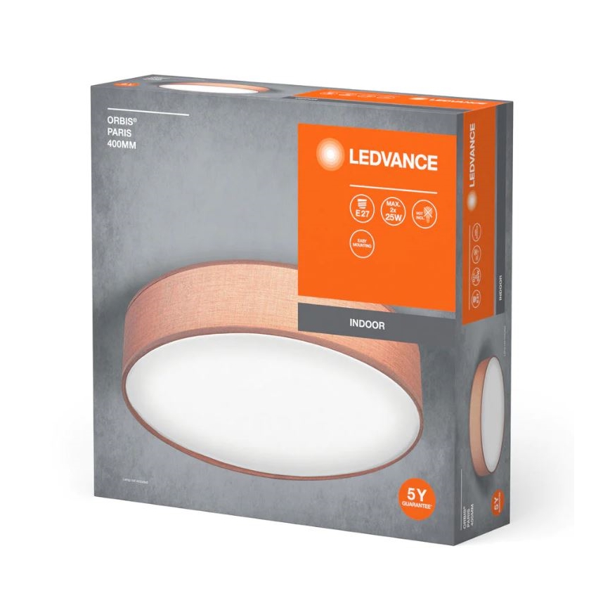 Ledvance - Lubinis šviestuvas ORBIS PARYŽIUS 2xE27/25W/230V ruda