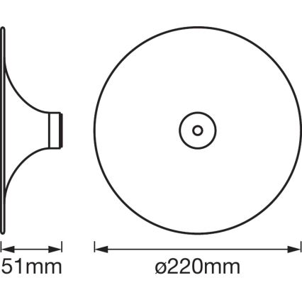 Ledvance - Lubinis šviestuvas SMART+ TIBEA 1xE27/60W/230V