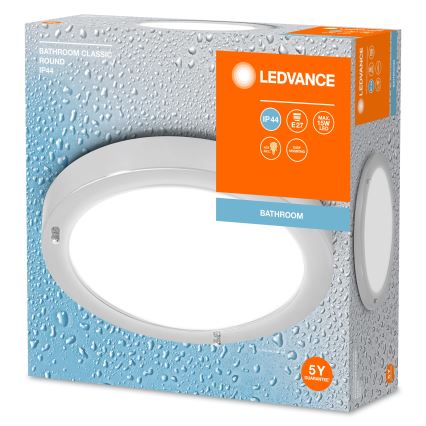 Ledvance - Lubinis vonios šviestuvas BATHROOM CLASSIC 1xE27/15W/230V IP44