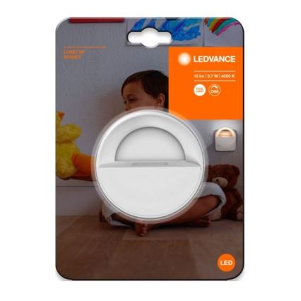 Ledvance - LED reguliuojamas naktinis šviestuvas LUNETTA LED/0,7W/230V