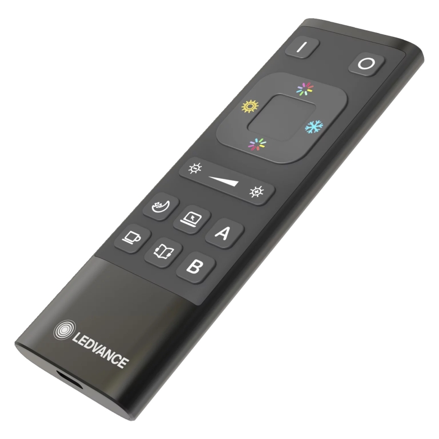 Ledvance - Nuotolinio valdymo pultas SMART+ Wi-Fi 6600 mAh juoda