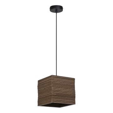 Ledvance - Pakabinamas sietynas DECOR CARDBOARD 1xE27/15W/230V 25x25 cm