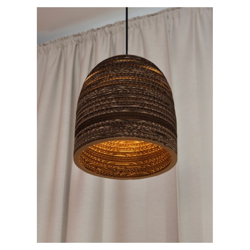 Ledvance - Pakabinamas sietynas DECOR CARDBOARD 1xE27/15W/230V diametras 25 cm