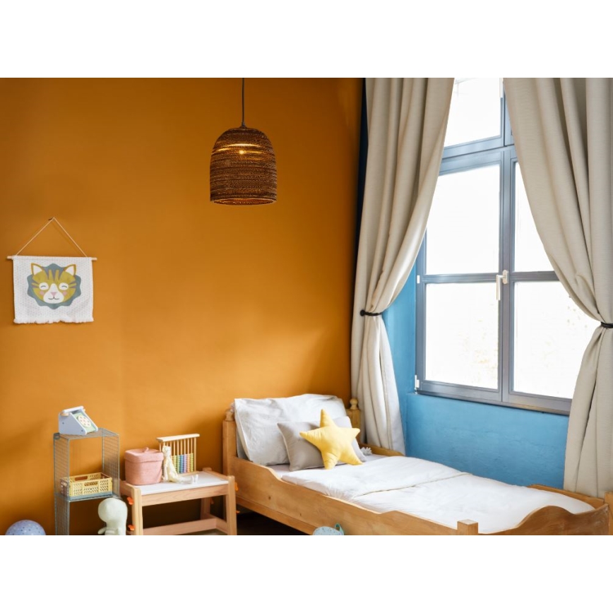 Ledvance - Pakabinamas sietynas DECOR CARDBOARD 1xE27/15W/230V diametras 25 cm