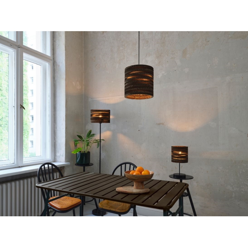 Ledvance - Pakabinamas sietynas DECOR CARDBOARD 1xE27/15W/230V diametras 25 cm