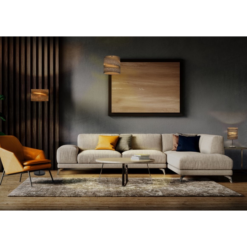 Ledvance - Pakabinamas sietynas DECOR CARDBOARD 1xE27/15W/230V diametras 25 cm